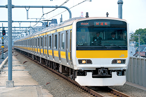 試運転中のE231系500代A520編成